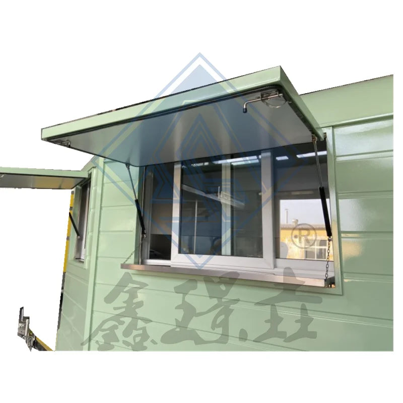Four Wheeled Street  Rv Mobile Store Truck Mobile Breakfast Truck Commercial Gasoline Food Truck