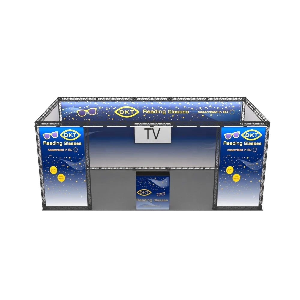 Customizable 10x20ft Modular Expo Fair Aluminum Frame New Design Portable Tradeshow Truss Display for Trade Booth Exhibitions