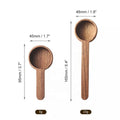 Solid Wood Measuring Spoons Set with Wooden Handle Measuring Cup and Spoon Set Measuring Cups and Spoons