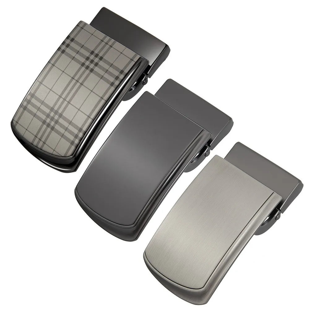 LQbelt Simple Design Men's Plate Hole Buckles Alloy Pin Punch Buckle for Belt With Holes Wholesale Factory Custom Logo