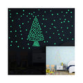 3.8 cm Large Size Colorful Removable High Bright Night Light Glow in the Dark Fluorescent Stars Hotel Wall Decorative Stickers