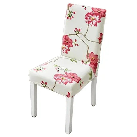 IDOTEX Velvet Stretch Dining Room Chair Covers Soft Removable Dining Chair Slipcovers Plain Fasion Printed 1pc/opp Bag 2 Pieces
