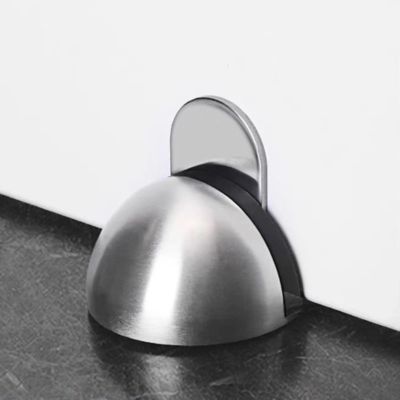 Construction Door Hardware Stainless Steel Door Stopper Modern Floor Mount Wood Door Stop