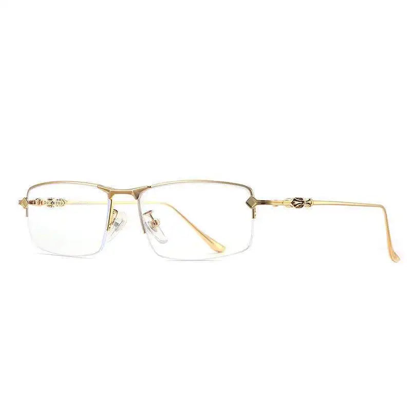 Best Selling Cheap Square Metal Glasses Frame Anti Blue Light Blocking Glasses Optical Frame Manufacture