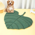 Popular Leaf Shape Dog Blanket Machine Wash Pet Sleeping Mat Cotton Reusable Pet Mat&Pads