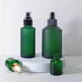 Clear Glass Lotion Pump Bottles 15ml 30ml 60ml 120ml for Skin Care Serum