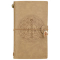 Hongzhuo Quality Cheap Price Stone Journal Leather Cover Office Dairy Notebook Chakra Medieval Rough Stone Embossed