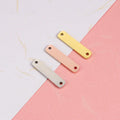 Stainless Steel Pendant DIY Jewelry Making 5*22MM Blank Bar Pendant for Necklace Custom Square Bar Charms