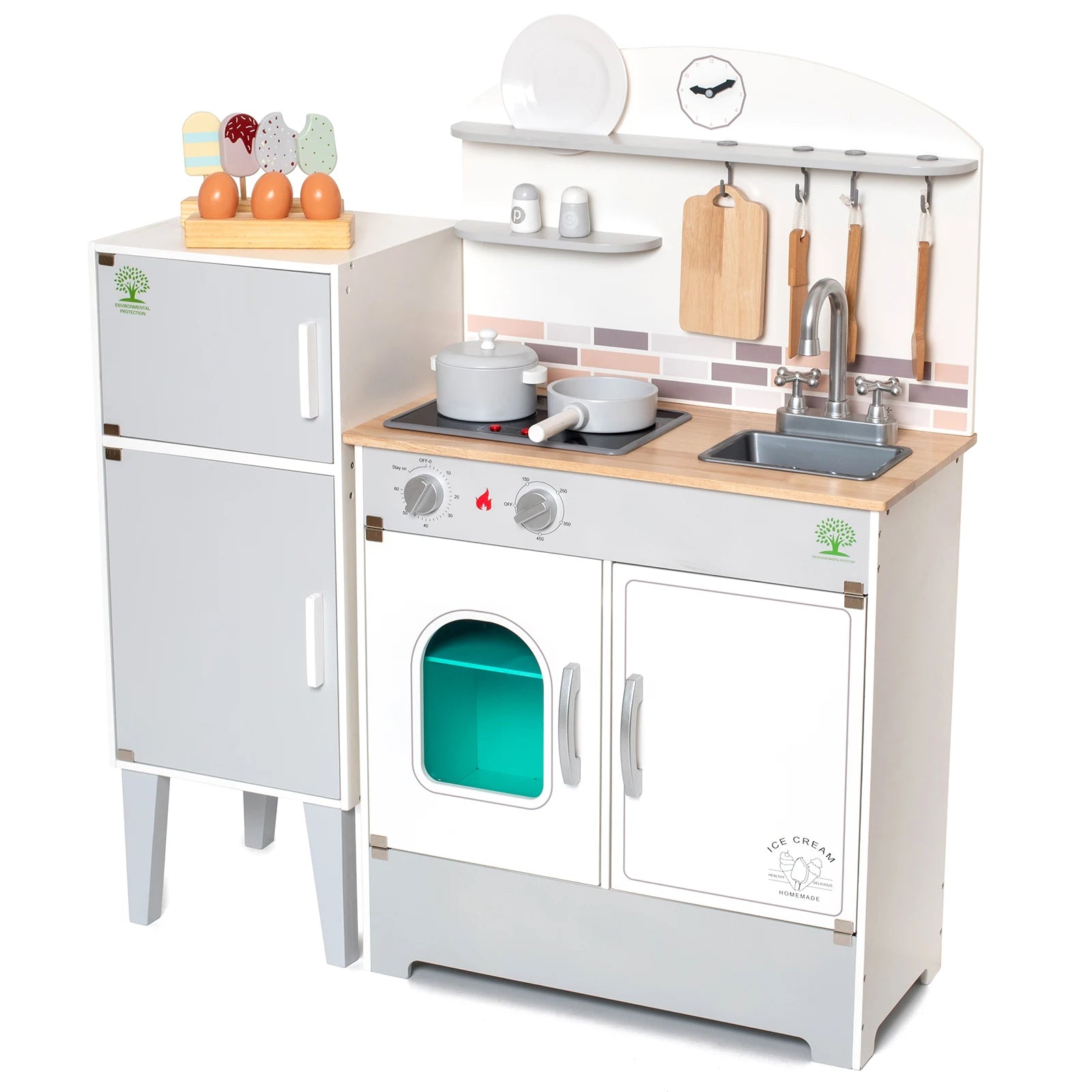 Hot Sell CPC Centificated Selling Early Education Pretend Role Play Toy Wooden Kitchen Toys