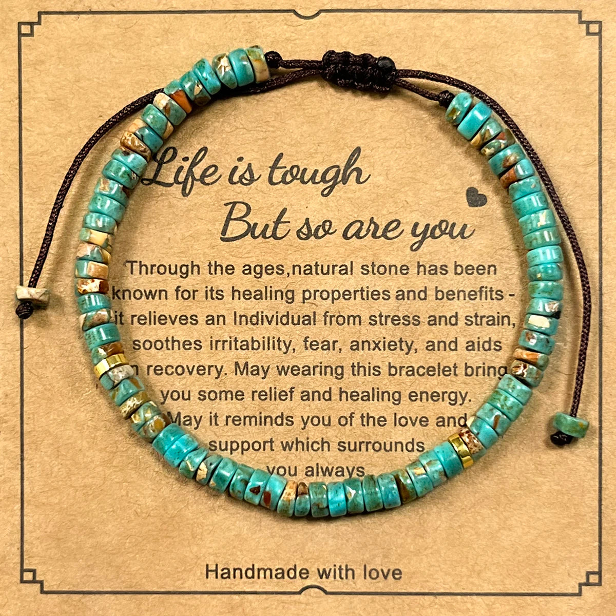 Wholesale 2*4mm Minimalist Natural Flat Stone Beaded Bracelet Boho Natural Galaxy Imperial Sea Blue Sediment Jasper Bracelet