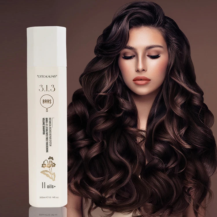 Thicker and Fuller Nourish 11 Oils+ Natural Extract Various Plant Essence Hair Shampoo