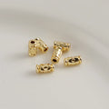 For Necklace making rosary Brass plating 18K Tibetan scripture jewelry accessories Separate Barrel beads