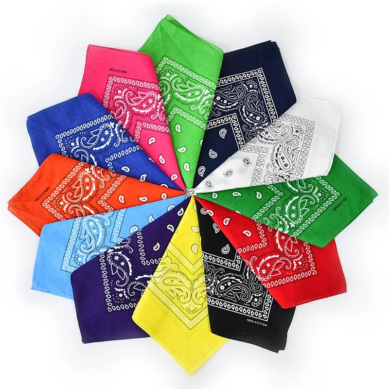 Kerchief Bandana Multifunctional Accessory Can Be Used As Neck Scarf Head Wrap Face Mask or Bag Practical and Fashionable
