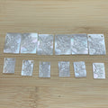 Wholesale Custom Square Natural MOP Sea Shell George and Dragon Pendants Charms DIY Jewelry Making Accessories