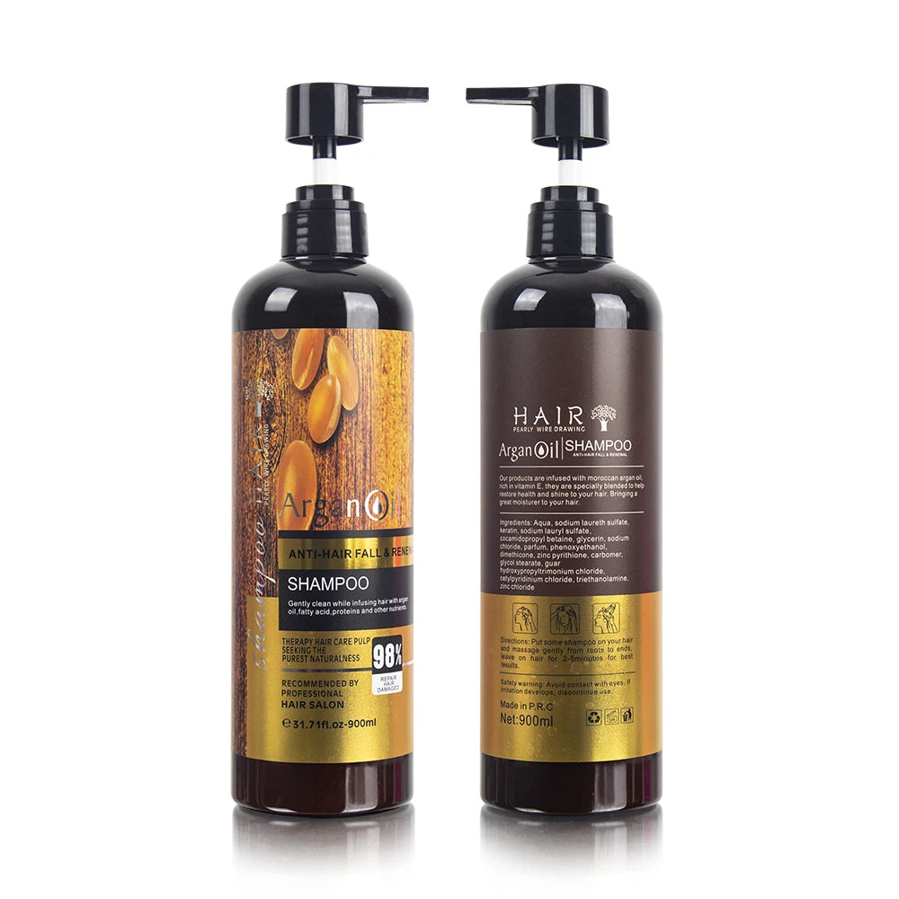 2023 Best Hot Selling Natural China Wholesale Manufacturer Herbal Deep Cleansing Argan Oil Hair Shampoo