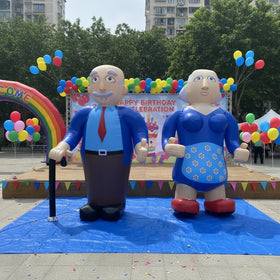 AIRFUN Holland Inflatable Cartoon Netherlands Cartoon Inflatable Inflatable Abraham Sarah
