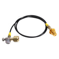 Upgraded Soda Terra Machine Co2 Adapter Quick Connector Hose Special for Series DUO ART (60inch) with Gauge and Release Valve