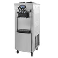 EU Hot Selling New Stock Arrival Double Compressor Commercial Soft Ice Cream Machine 3 Flavors PreCooling Function