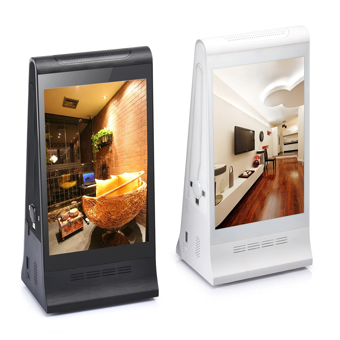 CMS Software FYD-868 Plus Double Sided 8 Inch Android WiFi Lcd Touch Screen Table Advertising Portable Digital Signage Kiosk