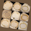 100 Designs Wholesale Bulk Stainless Steel Jewelry Accessories Bijoux En Acier Inoxydable Waterproof Titanium Steel Bracelets