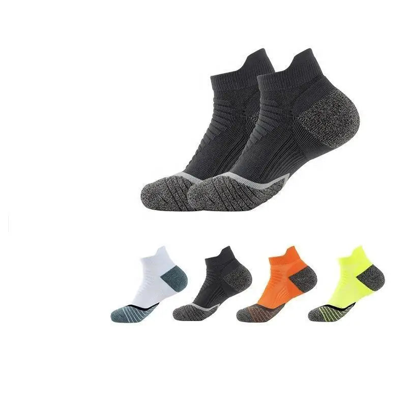 Wholesale Half Terry Cushioned Socks Men Women Trainer Athletic Sports Running Ankle Socks