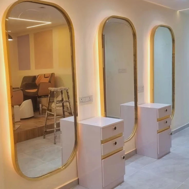 LED Hair Styling Station Hairdresser Mirror Station for Beauty Salon & Hairdressing Mirrors