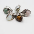 Hot Sell Natural Stone Crystal Ball with Elephant Fashion Jewelry Healing Gemstone Pendant