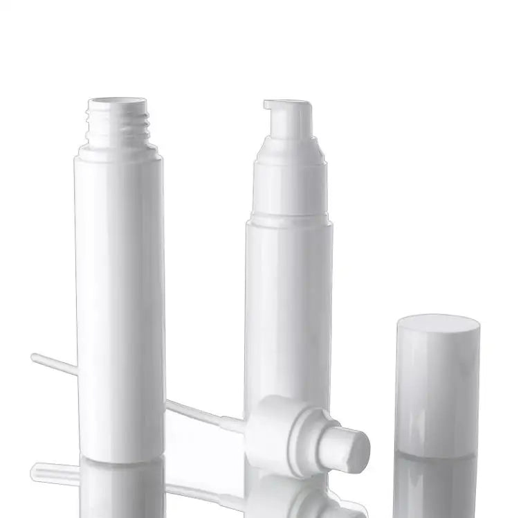 Empty 40ml 50ml 60ml 80ml 100ml 120ml White PET Plastic Fine Mist Spray Bottle With White Lids for Cosmetics Skin Care Packaging
