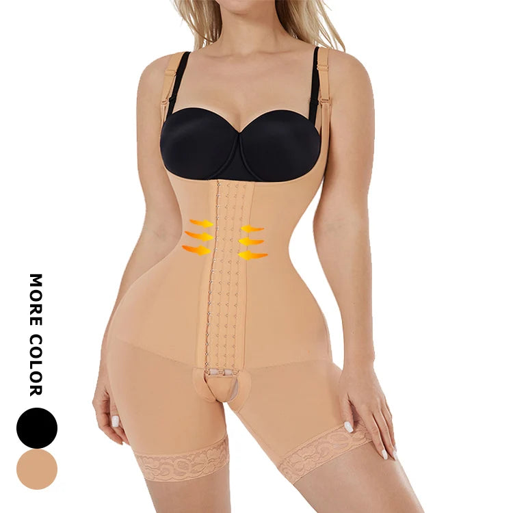 Wholesale Body Shapers Hooks Tummy Control Enhancer Butt Lifter Women Body Suit Body Shapers