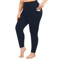 Polyester Spandex High Waist Leggings Pants Plus Size Yoga Pants Comfortable Casual Pants Black Leggings for Women