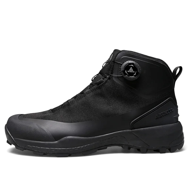 HUMTTO 220838 Outdoor New Product Non-Slip Wear-Resistant Comfortable Breathable Fast Shoelace Knob Design Hiking Shoes