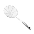 New Home Solid Stainless Steel Spider Strainer Skimmer Slotted Spooncolander Ladle for Cooking and Frying Factory