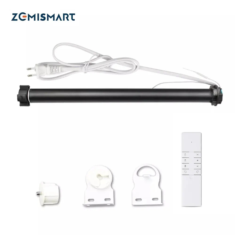 Zemismart Tuya WiFi Motorized Blind Roller Shade Smart Life Alexa Google Home Motor for 35-38mm Tube Outdoor Room Space