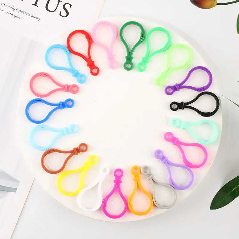 Wholesale Buckle Plastic Lobster Clasp Keychain Lanyard Clips Lobster Claw Clasps Backpack Clips for Kids DIY Toys Craft