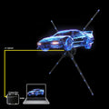 100cm 3D Hologram Fan With HDMI Input Designed for Computer Interactive Displays and High-Quality Advertisements