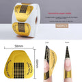 Professional Nail Forms 500PCS/Roll Disposable Paper Nail Form Roll for Acrylic Gel Extension Salon Use