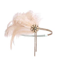 New Women Vintage 1920s Gatsby Party Headpiece Women Flapper Feather Headband Hair Accessories