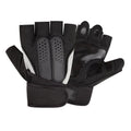 Women Sports Fitness Gloves with Pressurized Wristband Rolled Iron Dumbbell Protectors Non-Slip Pull-Up Equipment for Men