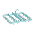 OEM Manufacturer's Colorful Design PP Plastic Folding Hanger with Clips for Pants Tie & Underwear in Living Room