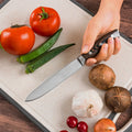 5 Inch 3Cr13 Stainless Steel Kitchen Utility Knife with Ergonomic Micarta and S/S 430 Handle Eco-Friendly Gift Box