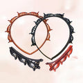Simple Double & Multi-Layer Twist Plait Hairpin Plastic Clip Headband & Hair Hoop Hair Styling Tool with Hollow Woven Design