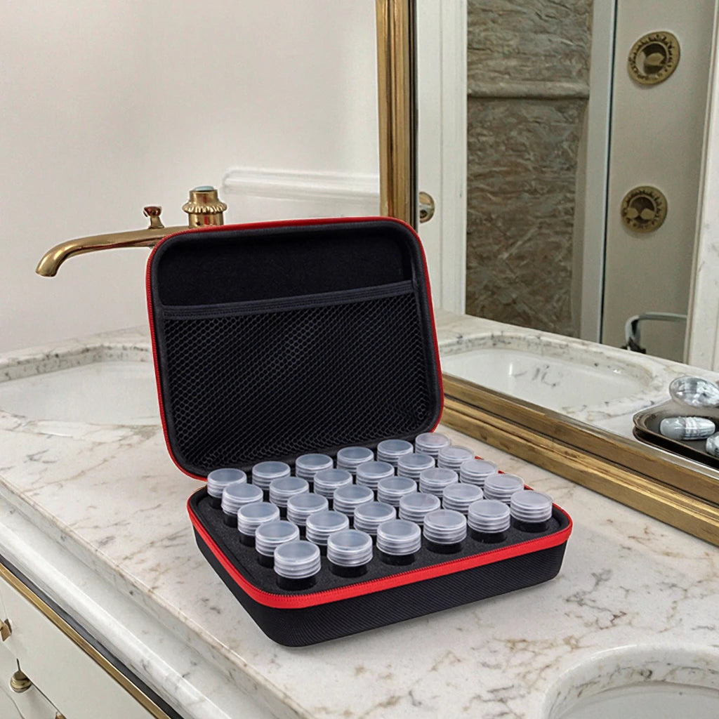 30 Slot Bottle Essential Oil Carry Case Travel Shell Holder Storage Cosmetic Bags MegaBDM
