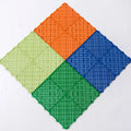 Interlocking Garage Floor Tiles Plastic Floor Mat Plastic Floor Tile 1.8CM Thickness Plastic Garage Tile for Garage Car Shop