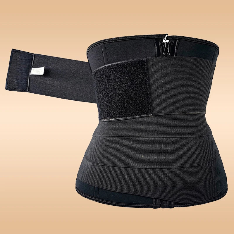 Fajas Slim Corset Stomach Gaines Elastic Women Band Spandex Trimmer Waist Trainer Around Tummy Wrap Belt Shaper