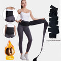 Dropshipping Flat Belly Stomach Belt Body Shaper Elastic Band Tummy Wrap Waist Trainer for Women