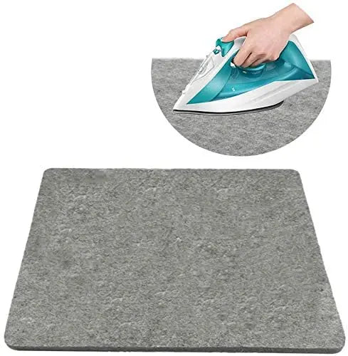 17 X 17 Inch Wool Felt Ironing Pad Mat Portable Wool Pressing Mat for Quilting