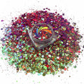 Polyester Color Shifting Mixed Glitter Bulk Chameleon Chunky for Nail Craft Party Supplies