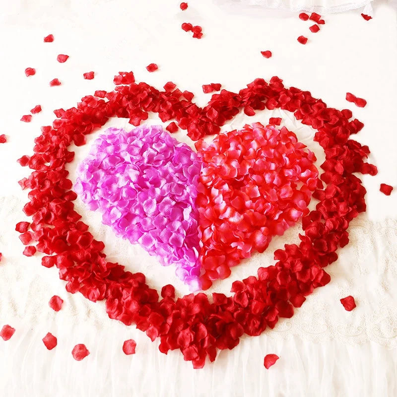 Wholesale Non Woven Cloth Rose Flower Petal Artificial Flower Petals for Wedding Decoration