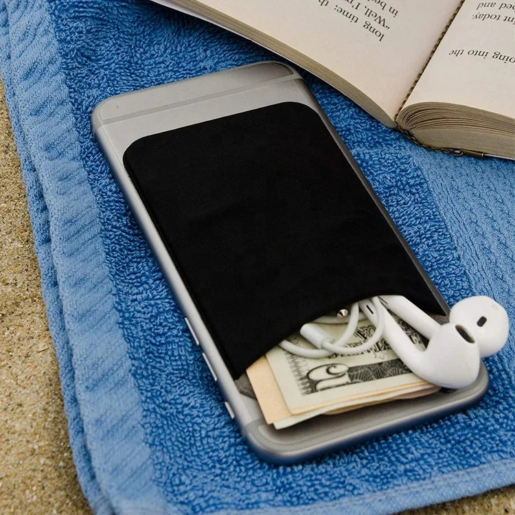 Free Samples in Stock Slim Minimalist Adhesive Sticker Cell Phone Card Holder