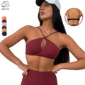 Breathable Fast Dry Running Sport Bra Cross Back High Support Yoga Sports Bra Set Fitness for Women